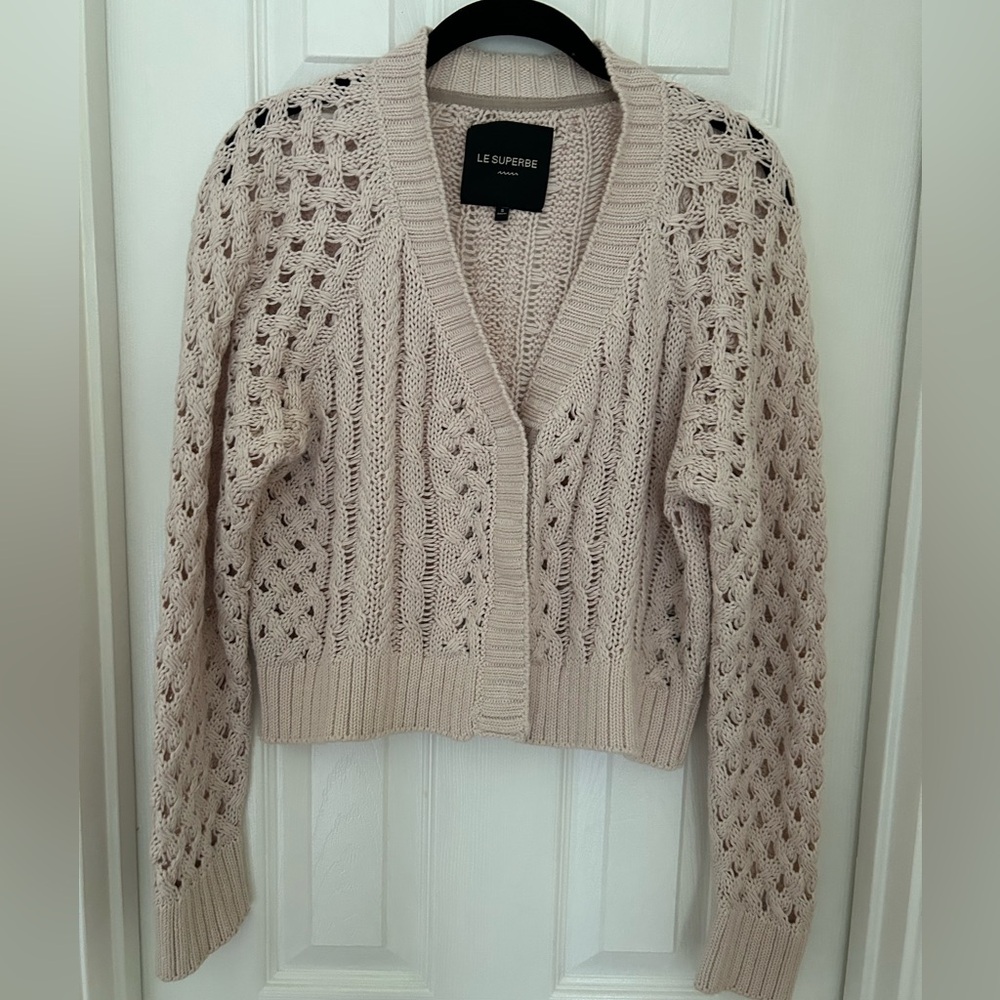 Le Superbe Cotton Cashmere Cardigan